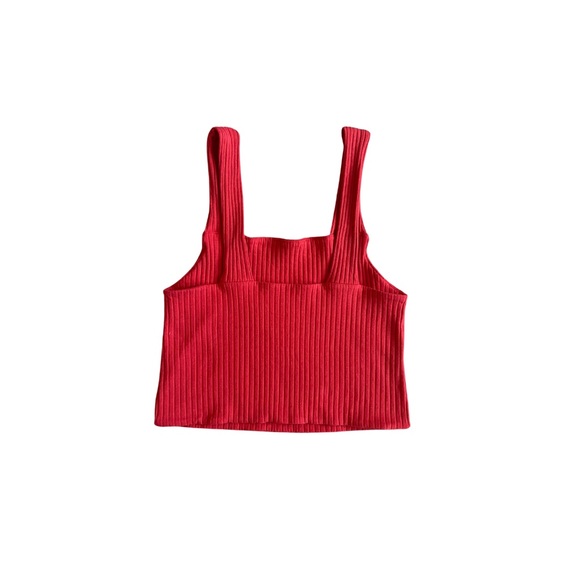 AE Ribbed Crop Top-Size L - Picture 2 of 3